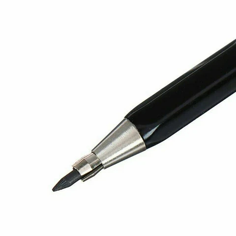 Карандаш цанговый металлический KOH-I-NOOR, грифель 2 мм, корпус черный,
