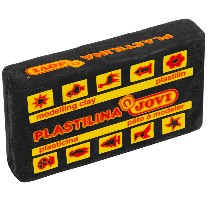 Пластилин JOVI, черный, 50г. Пластилин JOVI, черный, 50г.