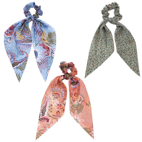 Резинка для волос 30 см, скранч, с хвостиками, АССОРТИ, MONTE VITA (МОНТЕ ВИТА), Резинка для волос 30 см, скранч, с хвостиками, АССОРТИ, MONTE VITA (МОНТЕ ВИТА),