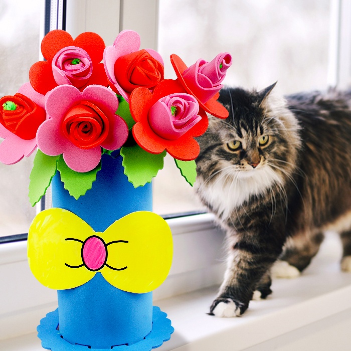 Набор для творчества "Ваза с цветами" Набор для творчества "Ваза с цветами"