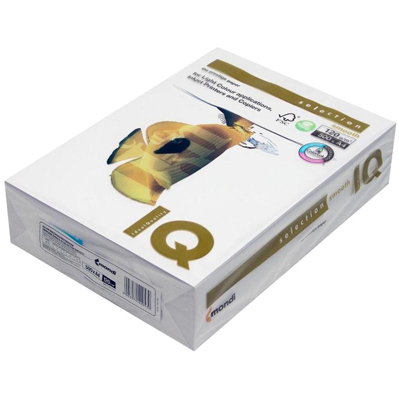 Бумага "IQ Selection Smooth", А4, 120г/м2, 500л., 170%: Бумага "IQ Selection Smooth", А4, 120г/м2, 500л., 170%: