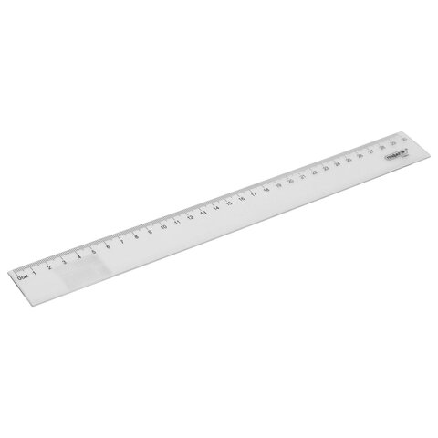 Линейка пластиковая 30 см, ПИФАГОР, прозрачная, бесцветная, 210842 Линейка пластиковая 30 см, ПИФАГОР, прозрачная, бесцветная, 210842