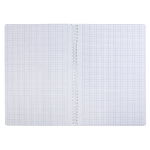 Тетрадь А4 96 л., HATBER, гребень, клетка, матовая ламинация, Тетрадь А4 96 л., HATBER, гребень, клетка, матовая ламинация,