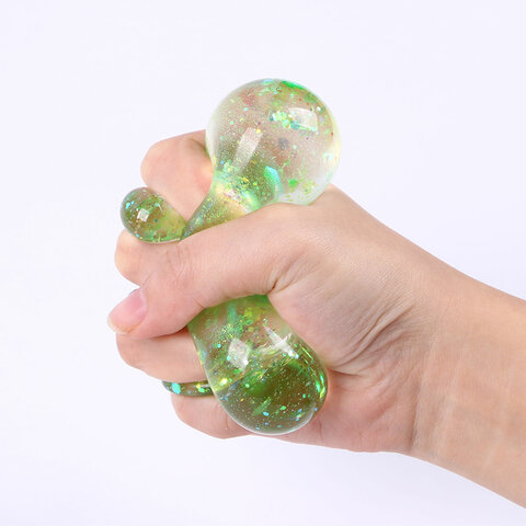 Игрушка-антистресс "ШАР С БЛЕСТКАМИ", 6 см, ассорти, 4 цвета, JOLLY