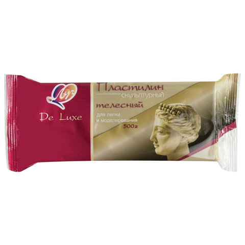 Пластилин скульптурный ЛУЧ "Люкс", телесный, 0,5 кг, твердый, 29С Пластилин скульптурный ЛУЧ "Люкс", телесный, 0,5 кг, твердый, 29С