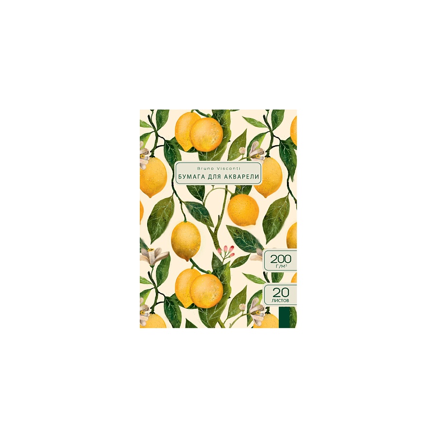 ПАПКА ДЛЯ АКВАРЕЛИ А5 20Л. "FLORA.PARADISE.LEMONS" ПАПКА ДЛЯ АКВАРЕЛИ А5 20Л. "FLORA.PARADISE.LEMONS"