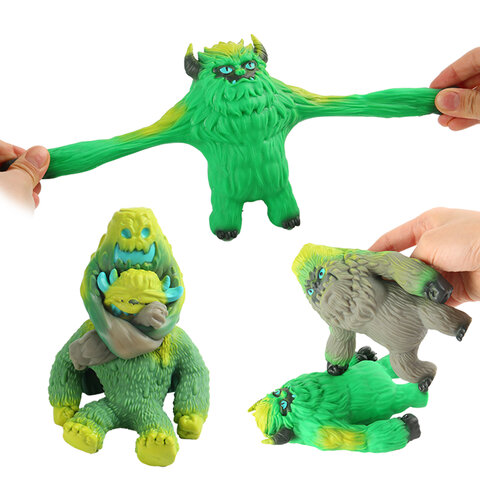 Игрушка-антистресс "ЛЕСНОЙ МОНСТР", 14 см, ассорти 4 вида, JOLLY JOT