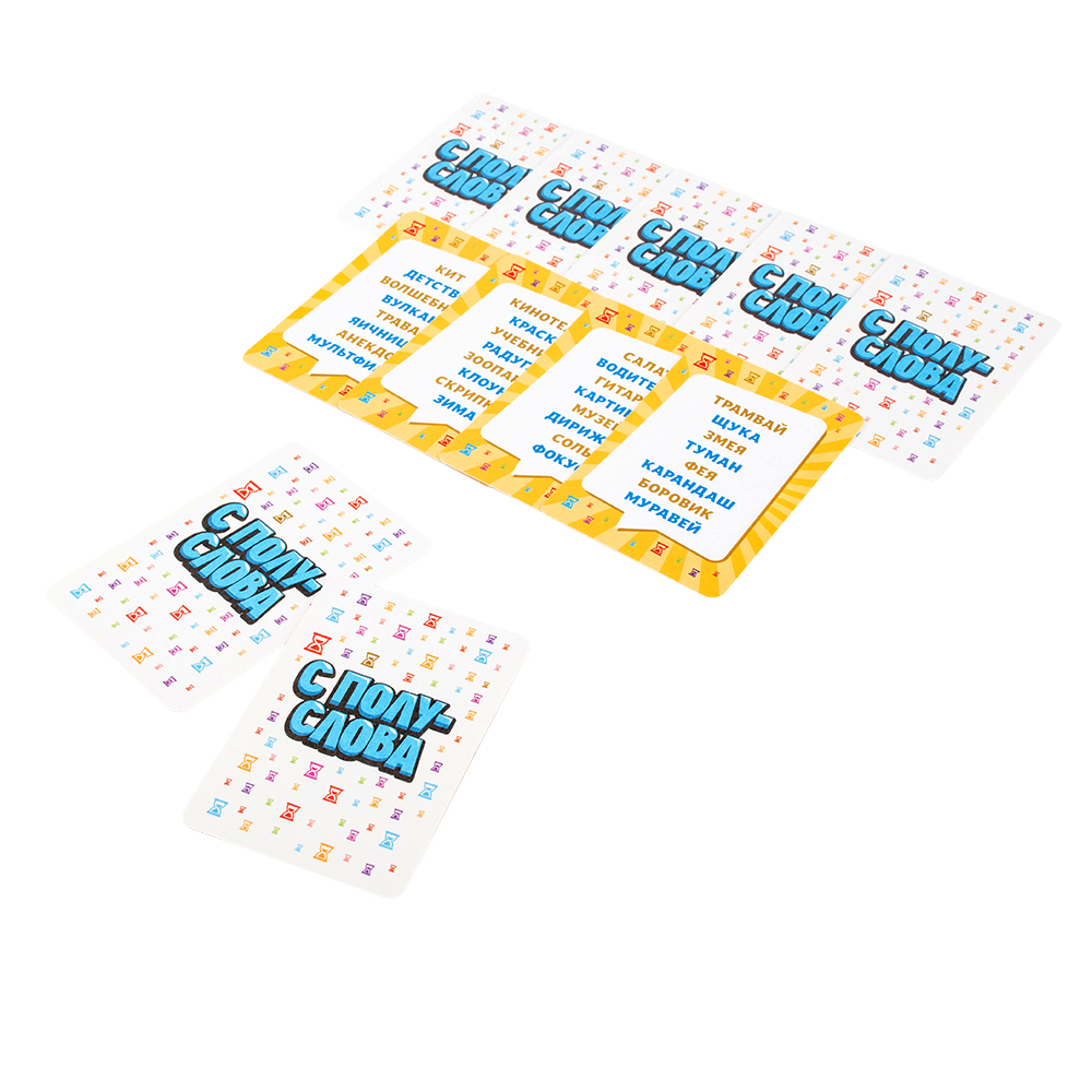 Игра детская настольная "С полуслова. Cards"