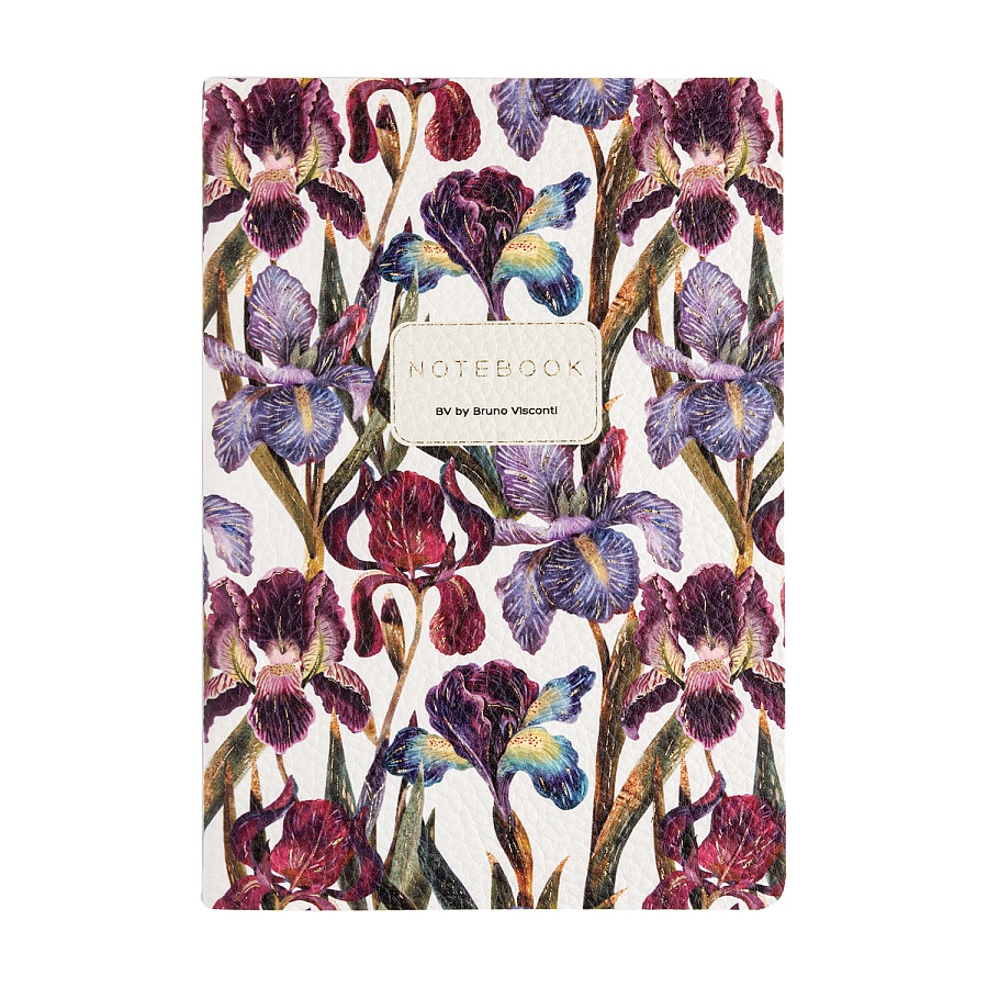ТЕТРАДЬ А5 ИЗ ЭКОКОЖИ, "FLORA.ИРИСЫ" 60 Л. КЛЕТКА ТЕТРАДЬ А5 ИЗ ЭКОКОЖИ, "FLORA.ИРИСЫ" 60 Л. КЛЕТКА