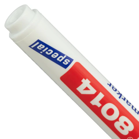 Маркер перманентный лабораторный стойкий, EDDING 8014, ЧЕРНЫЙ, тонкий