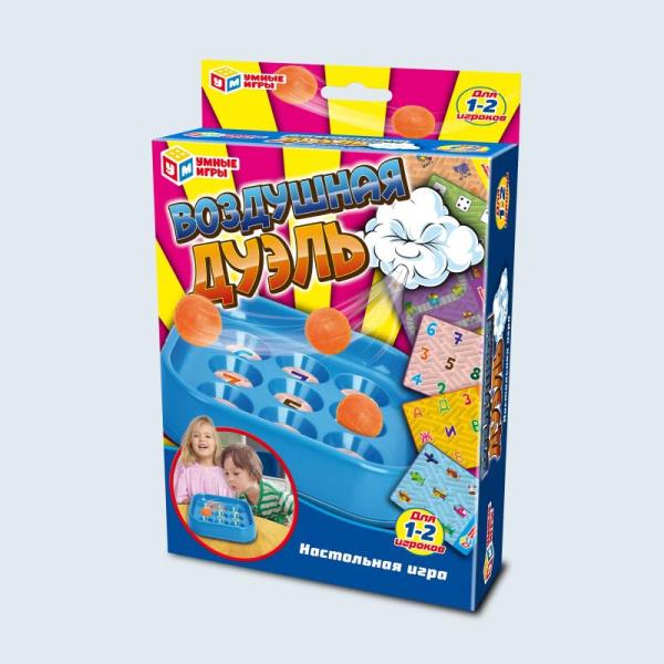 Настольная игра воздушная дуэль, коробка 15*19,5*4,6см Умные игры Настольная игра воздушная дуэль, коробка 15*19,5*4,6см Умные игры