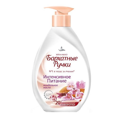 Жидкое крем-мыло Бархатные Ручки Интенсивное питание, 240 мл Жидкое крем-мыло Бархатные Ручки Интенсивное питание, 240 мл