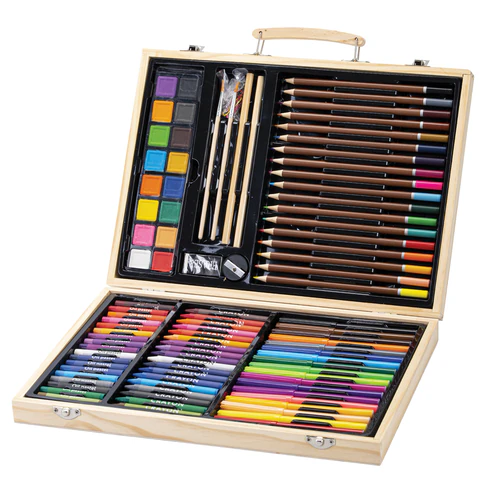 Набор ЮНОГО ХУДОЖНИКА "ANIMALS" для рисования и творчества в кейсе