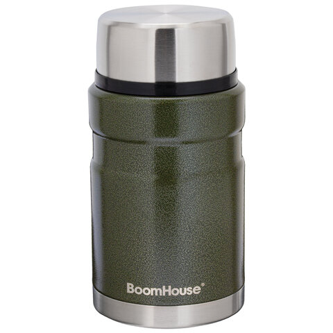 Термос 0,7 л для еды/напитков с широким горлом, BOOMHOUSE (БумХаус) RIBBED,