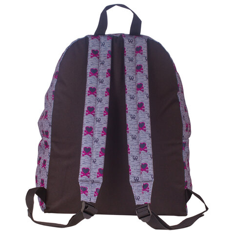 Рюкзак BRAUBERG универсальный, сити-формат, серый, "Хартз", 23 литра,