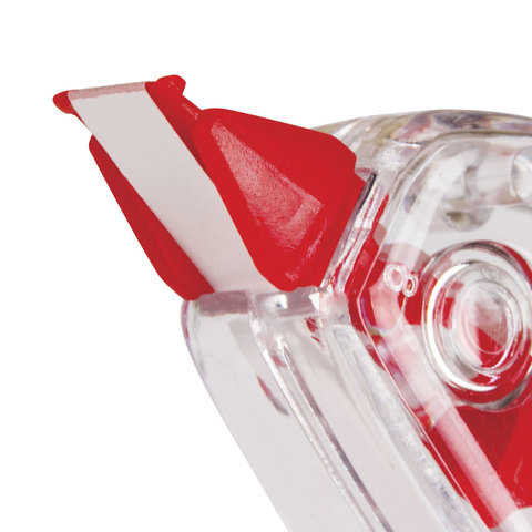 Корректирующая лента BRAUBERG "Red Power", 5 мм х 6 м, в упаковке с