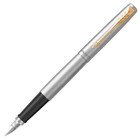 Набор PARKER "Jotter Stainless Steel GT": шариковая ручка синяя и Набор PARKER "Jotter Stainless Steel GT": шариковая ручка синяя и