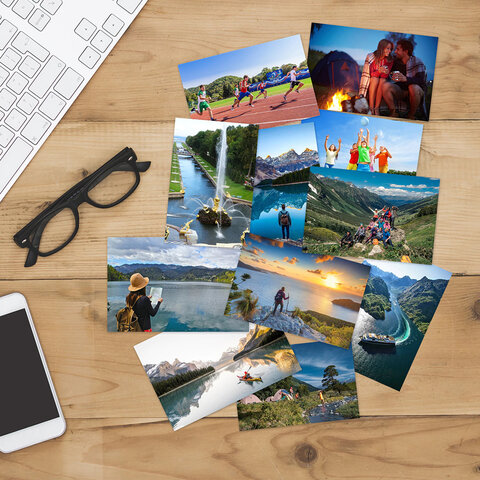 Фотобумага глянцевая, 10х15 см, 180 г/м2, односторонняя, 50 листов, BRAUBERG