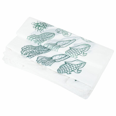 Пакет "майка" КОМПЛЕКТ 100 штук, 30+15х55, ПНД "Приходите