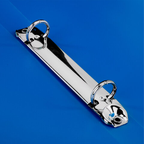 Папка на 2 кольцах А4 BRAUBERG UNIVERSAL, 25 мм, синяя, до 170 листов, 0,5 мм,