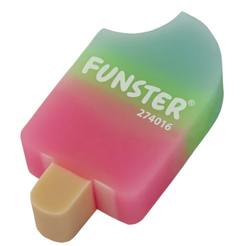 Ластик фигурный FUNSTER (ФАНСТЕР) "АЙСКРИМ", НАБОР 2 ШТУКИ, 55х29х12
