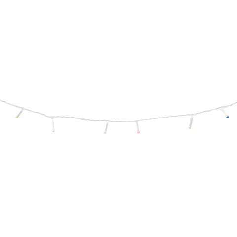 Электрогирлянда-нить комнатная "Pastel", 10 м, 120 LED, мультицветная,