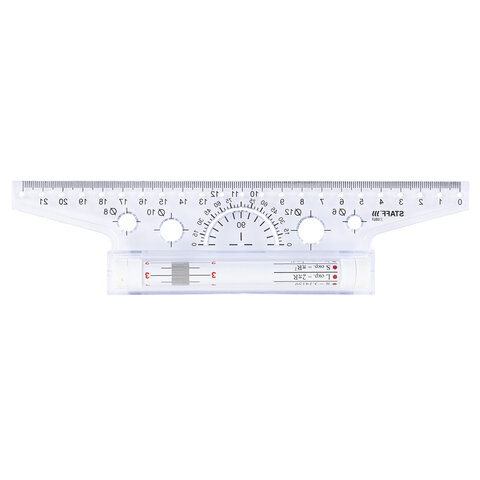 Линейка с роликом (рейсшина) 22 см, металлический ролик, картонная коробка, Линейка с роликом (рейсшина) 22 см, металлический ролик, картонная коробка,