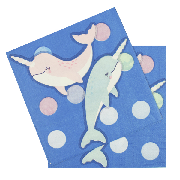 Салфетки Морской Единорог 33х33 см 12 шт Салфетки Морской Единорог 33х33 см 12 шт