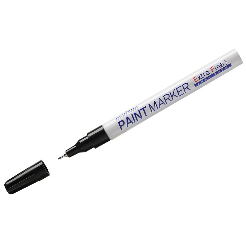 Маркер-краска MunHwa "Extra Fine Paint Marker" черная, 1мм, Маркер-краска MunHwa "Extra Fine Paint Marker" черная, 1мм,