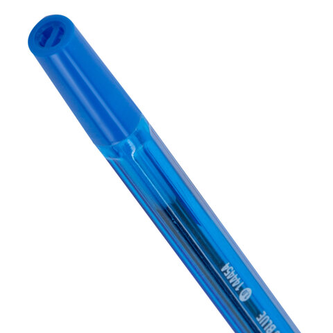 Ручка шариковая STAFF "Basic BP-66 BLUE", СИНЯЯ, корпус синий, узел 1 Ручка шариковая STAFF "Basic BP-66 BLUE", СИНЯЯ, корпус синий, узел 1