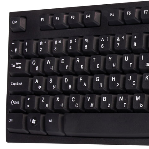 Клавиатура проводная SONNEN KB-330,USB, 104 клавиши, классический дизайн,