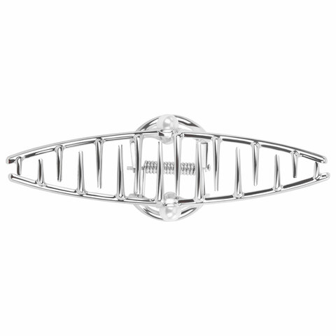 Краб для волос 11 см, с жемчужинкой, серебристый, MONTE VITA (МОНТЕ ВИТА), Краб для волос 11 см, с жемчужинкой, серебристый, MONTE VITA (МОНТЕ ВИТА),