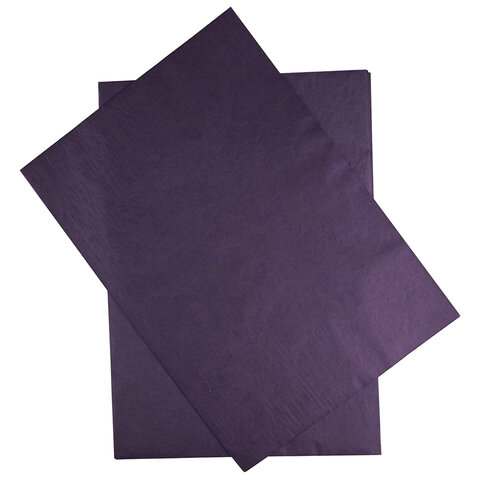 Бумага копировальная (копирка), фиолетовая, А4, 50 листов, BRAUBERG ART