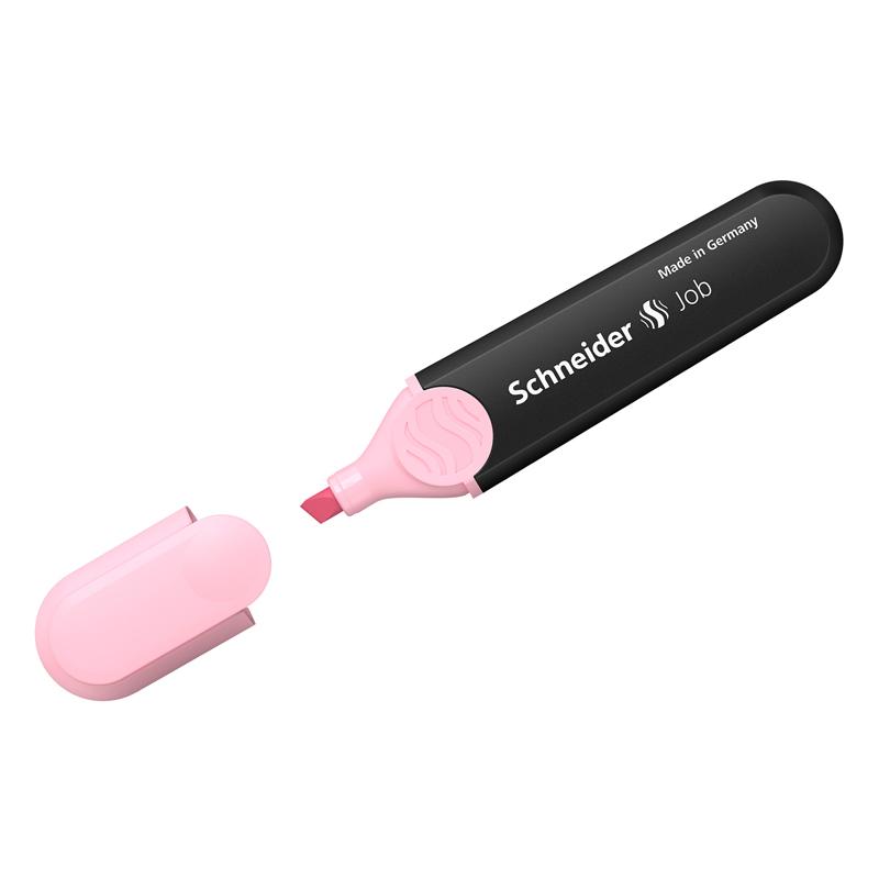 Текстовыделитель Schneider "Job" пастельный розовый, 1-5мм Текстовыделитель Schneider "Job" пастельный розовый, 1-5мм
