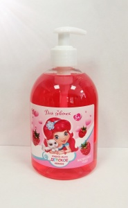 Iris Жидкое мыло детское "Малиновое чудо" Для девочек 5+ 500мл/8шт Iris Жидкое мыло детское "Малиновое чудо" Для девочек 5+ 500мл/8шт