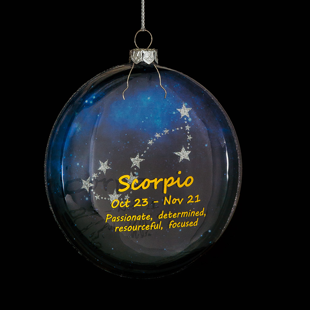 Украшение ErichKrause Decor Скорпион медальон 10см, стекло Украшение ErichKrause Decor Скорпион медальон 10см, стекло