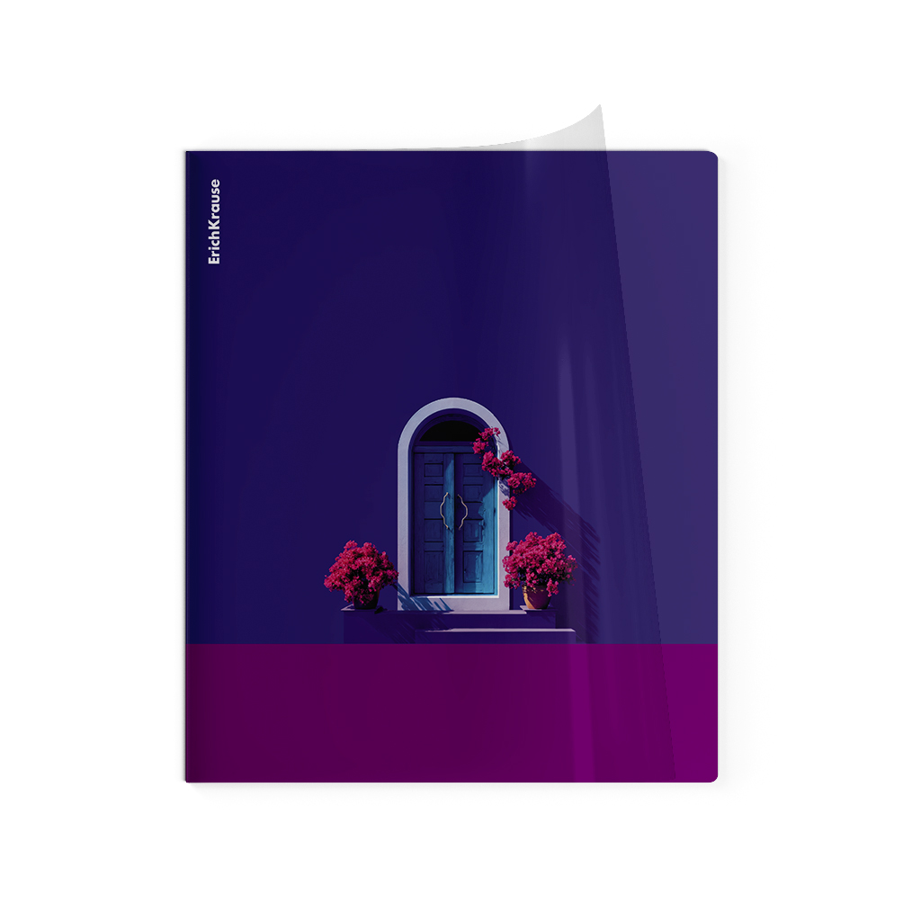 Тетрадь общая ученическая с пласт. обл. на скобе ErichKrause CoverPrо® текстура Тетрадь общая ученическая с пласт. обл. на скобе ErichKrause CoverPrо® текстура