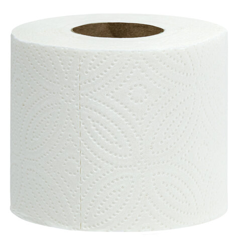 Бумага туалетная 3-х слойная, 8 рулонов (8х16,5 м), LAIMA Deluxe, 100%