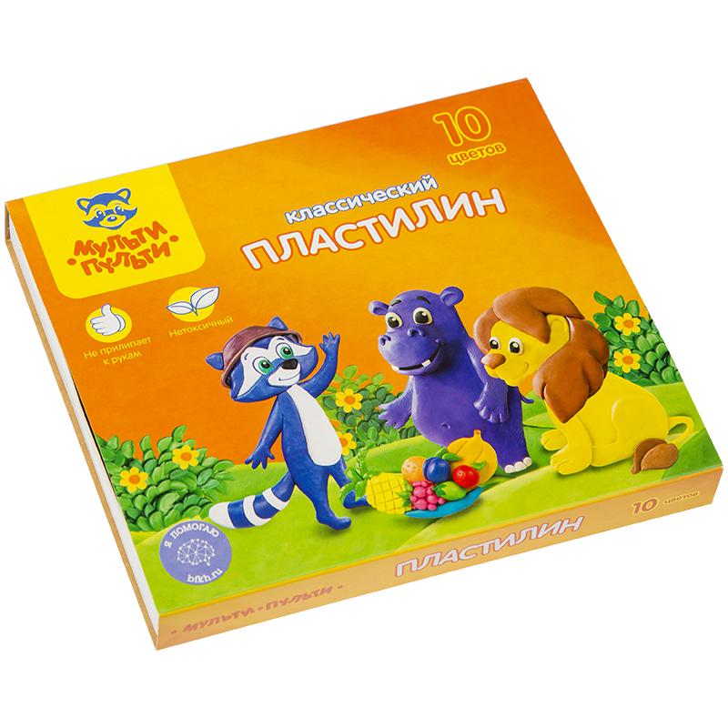 Пластилин "Приключения Енота" 10 цветов, 200гр, со стеком КП_10208 Пластилин "Приключения Енота" 10 цветов, 200гр, со стеком КП_10208