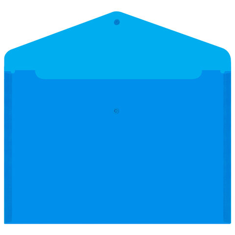 Папка-конверт с кнопкой прозрачная А4, BRAUBERG "UNIVERSAL", до 100