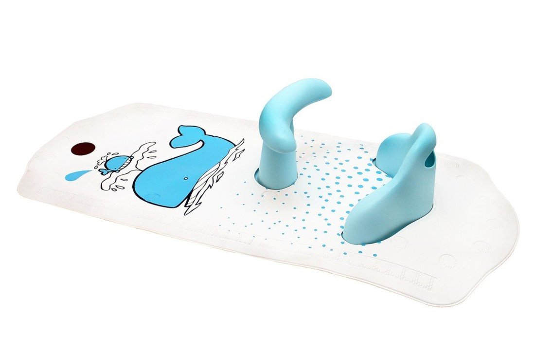 Коврик для ванны со съемным стульчиком Roxy-Kids