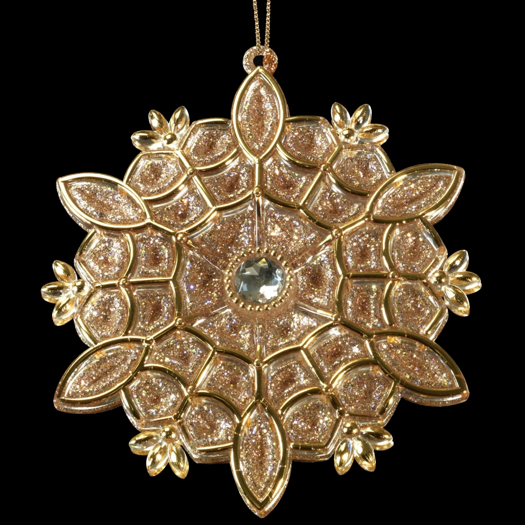 Украшение ErichKrause Снежинка изысканная 11см Украшение ErichKrause Снежинка изысканная 11см
