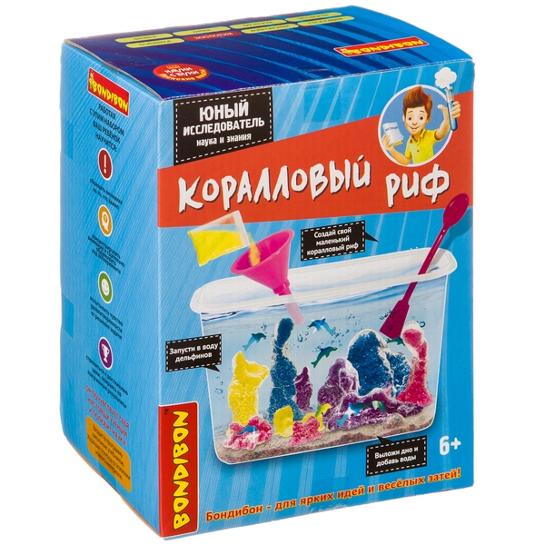 Японские опыты Науки с Буки BONDIBON, Коралловый риф "юный Японские опыты Науки с Буки BONDIBON, Коралловый риф "юный