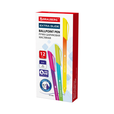 Ручка шариковая масляная BRAUBERG "Extra Glide DZ", СИНЯЯ, Ручка шариковая масляная BRAUBERG "Extra Glide DZ", СИНЯЯ,