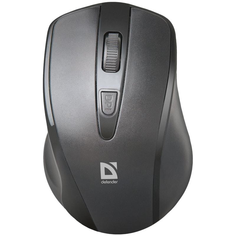 Мышь беспроводная Defender Datum MM-265, черный, 3btn+Roll. 52265 Мышь беспроводная Defender Datum MM-265, черный, 3btn+Roll. 52265
