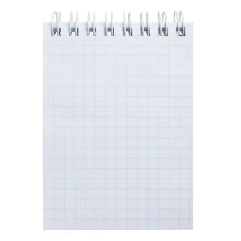 Блокнот МАЛЫЙ ФОРМАТ А7, 80 л., гребень, обложка пластик, клетка, HATBER, Блокнот МАЛЫЙ ФОРМАТ А7, 80 л., гребень, обложка пластик, клетка, HATBER,