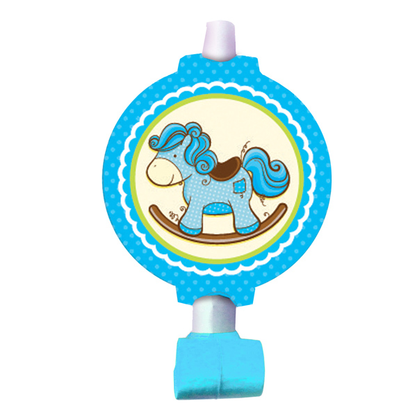 Язычокгудок Лошадка Малыш голубая 6 шт Язычокгудок Лошадка Малыш голубая 6 шт