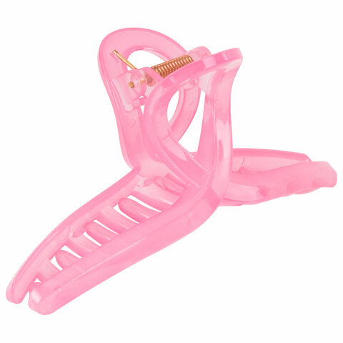 Краб для волос 11 см, глянцевый, розовый, MONTE VITA (МОНТЕ ВИТА), 457007 Краб для волос 11 см, глянцевый, розовый, MONTE VITA (МОНТЕ ВИТА), 457007