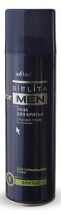 БЕЛИТА MEN Пена для бритья для норм кожи 250 мл/8шт БЕЛИТА MEN Пена для бритья для норм кожи 250 мл/8шт
