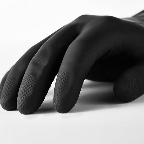 Перчатки латексные MANIPULA "КЩС-1", двухслойные, размер 8 (M),